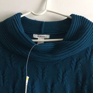 Style & Co. Teal Sweater Dress
